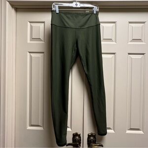 Z by Zella Olive Green High-Waisted long length Leggings